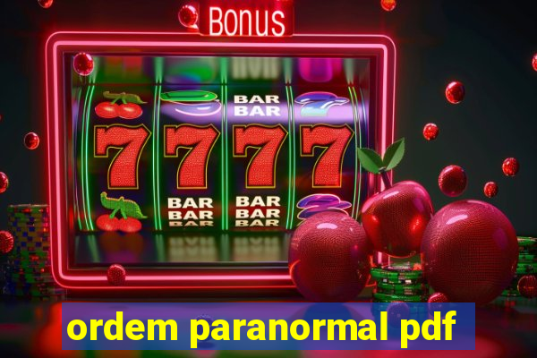 ordem paranormal pdf